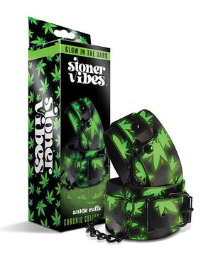 Stoner Vibes Glow in the Dark Ankle Cuffs - Pleasura