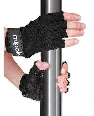MiPole Dance Pole Gloves (Pair) Small - Black | Pleasura