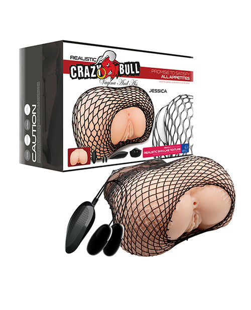 Crazy Bull Anal & Vagina Masturbator - Ivory | Pleasura