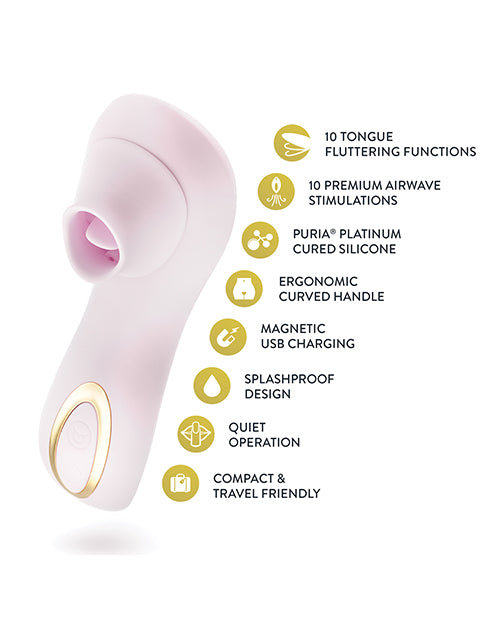 Blush Delice Fleur Suction Vibe - Barely Purple | Pleasura