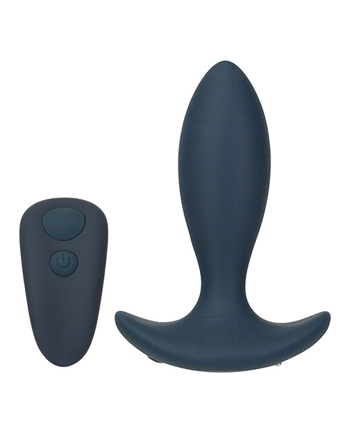 Lux Active Throb Anal Pulsating Massager w/Remote - Dark Blue | Pleasura