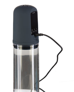 Lux Active Volume Rechargeable Penis Pump - Black | Pleasura