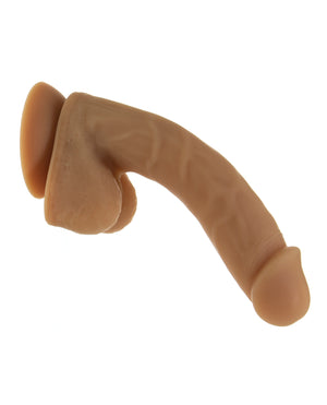 Addiction Andrew 8" Bendable Dong - Caramel | Pleasura