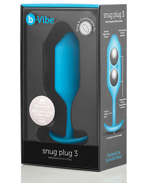 b-Vibe Weighted Snug Plug 3 | Pleasura