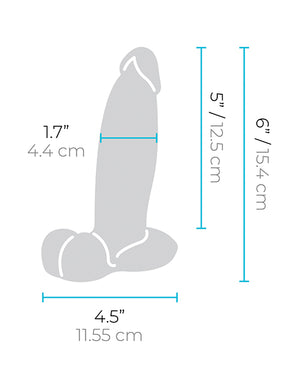 b-Vibe Slipskin 6" Girthy | Pleasura