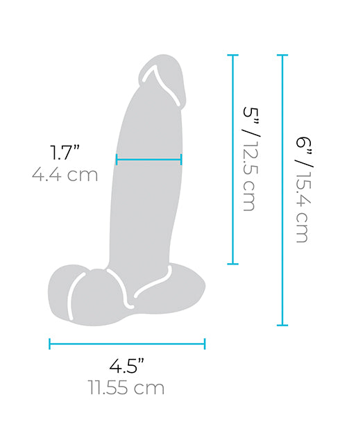 b-Vibe Slipskin 6" Girthy | Pleasura