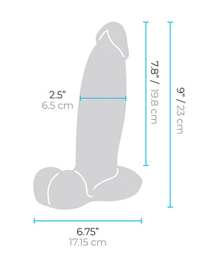 b-Vibe Slipskin 9" Girthy | Pleasura