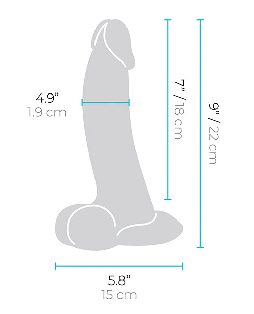 b-Vibe Slipskin 9" Curvy | Pleasura
