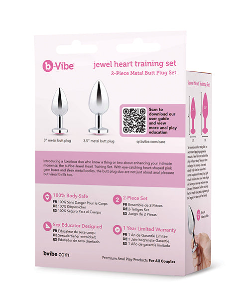 b-Vibe Jewel Metal Training Set | Pleasura