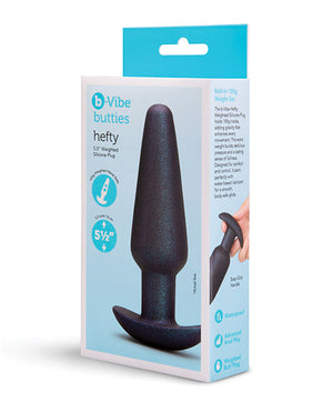 Hefty Weighted Silicone Plug | Pleasura