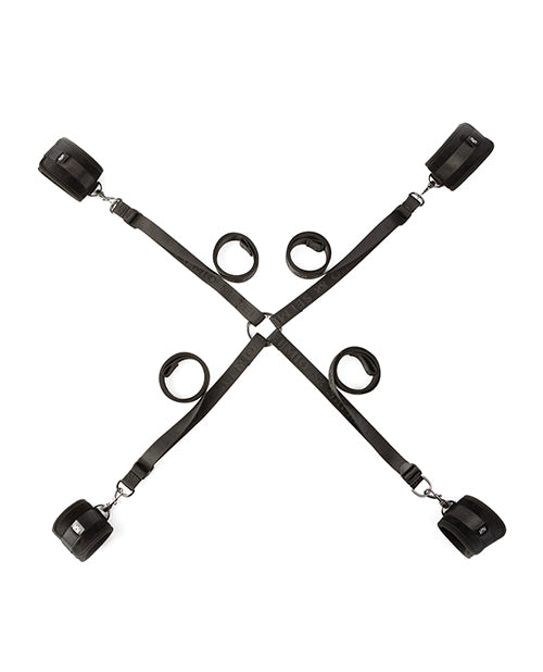 Sei Mio The Bed Spreader Under the Mattress Restraint System - Black | Pleasura