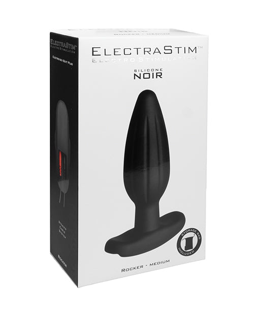 ElectraStim Silicone Noir Rocker Butt Plug | Pleasura