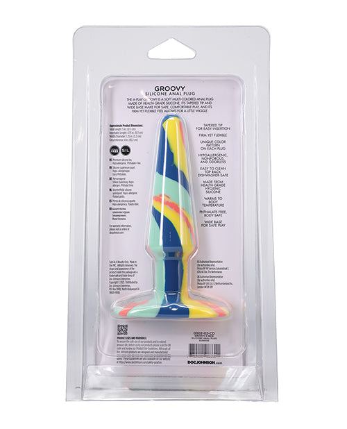 A Play 5" Groovy Silicone Anal Plug | Pleasura