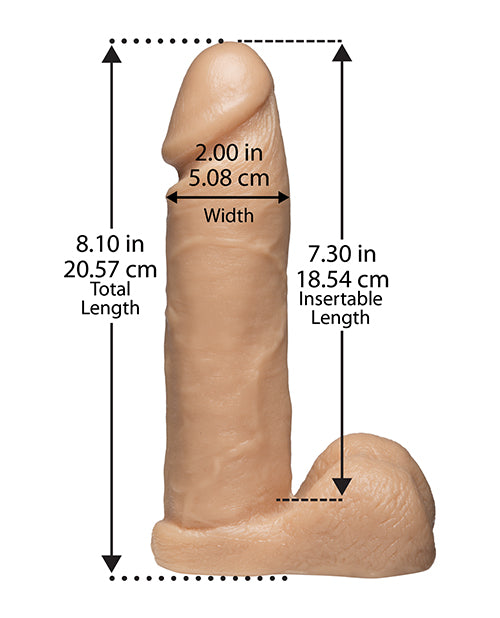 Ultra Harness 2 Set 3 w/8" Realistic Dong & Powder | Pleasura