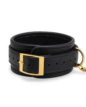 Lux Fetish Solid Gold Expandable Spreader Bar Set w/Detachable Leatherette Cuffs | Pleasura