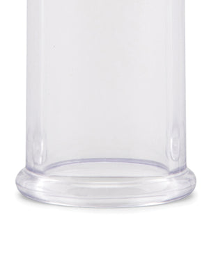 Lux Fetish Nipple Suckers w/Clitoral Pump - Clear/Black | Pleasura