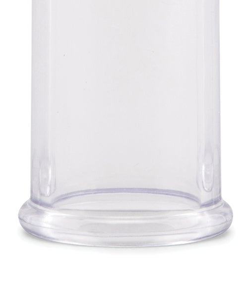 Lux Fetish Nipple Suckers w/Clitoral Pump - Clear/Black | Pleasura