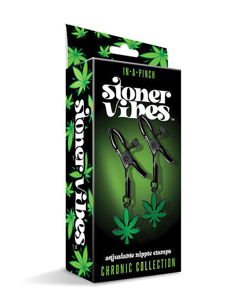 Stoner Vibes Adjustable Nipple Clamps | Pleasura