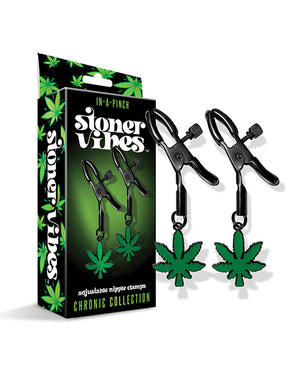 Stoner Vibes Adjustable Nipple Clamps | Pleasura