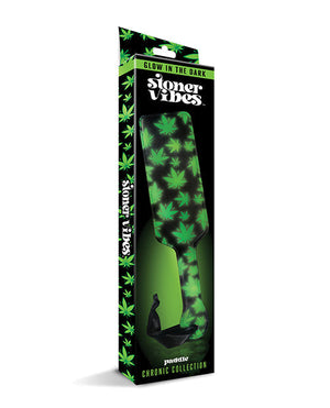 Stoner Vibes Glow in the Dark Paddle - Green | Pleasura