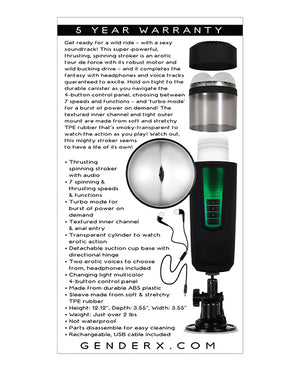 Gender X Message In a Bottle - Black | Pleasura