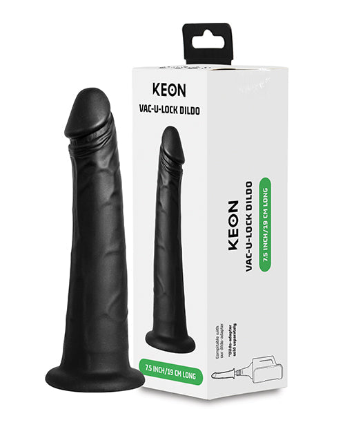 Kiiroo Keon Vacuum Lock Dildo - Black | Pleasura