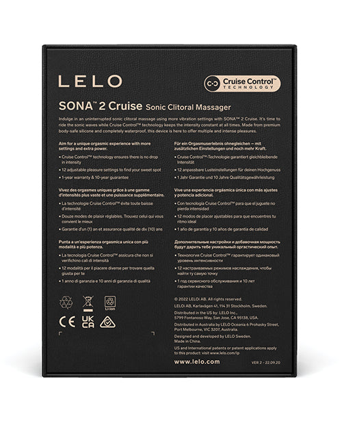 LELO Sona 2 Cruise - Cerise | Pleasura