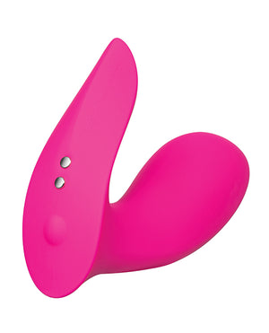 Lovense Flexer Dual Panty Vibrator - Pink | Pleasura