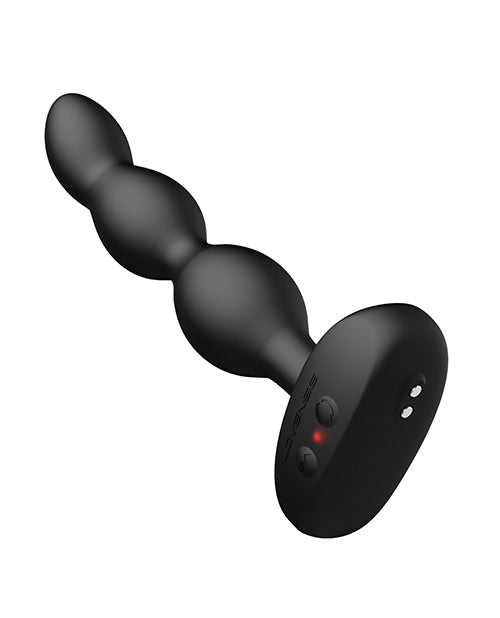 Lovense Ridge Bumpy Anal Plug - Black | Pleasura