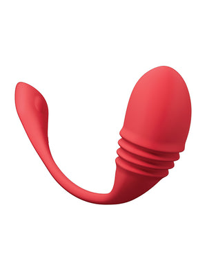 Lovense Vulse Thrusting Egg - Red | Pleasura