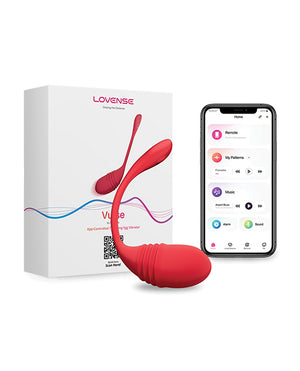 Lovense Vulse Thrusting Egg - Red | Pleasura
