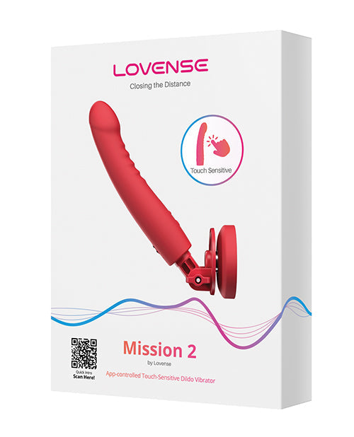 Lovense Mission 2 Touch-Sensitive Tech - Red | Pleasura