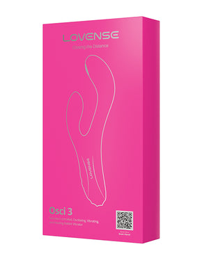 Lovense Osci 3 Oscillating G Spot Vibrator - Pink | Pleasura