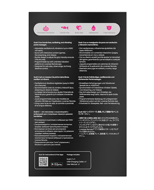 Lovense Gush 2 Handsfree Masturbator - Teal | Pleasura