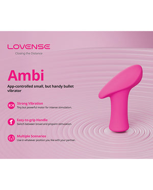 Lovense Ambi Bullet - Pink | Pleasura