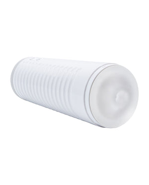 Lovense Max 2 Rechargeable Male Masturbator w/White Case - Clear Sleeve | Pleasura