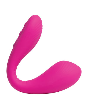 Lovense Dolce (Previously Quake) Adjustable Dual Stimulator - Pink | Pleasura