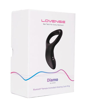 Lovense Diamo Cock Ring - Black | Pleasura