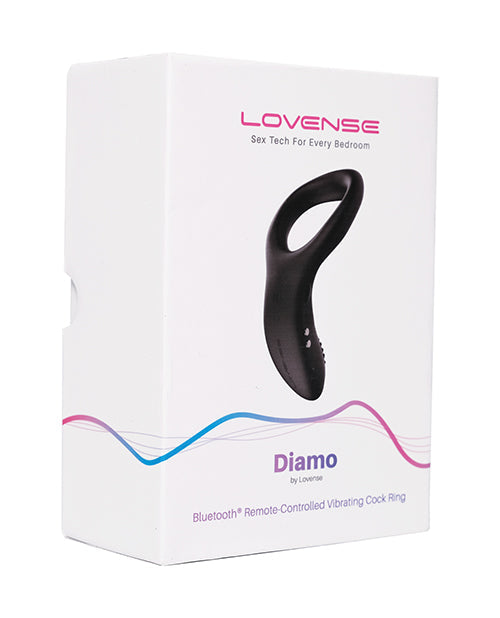 Lovense Diamo Cock Ring - Black | Pleasura