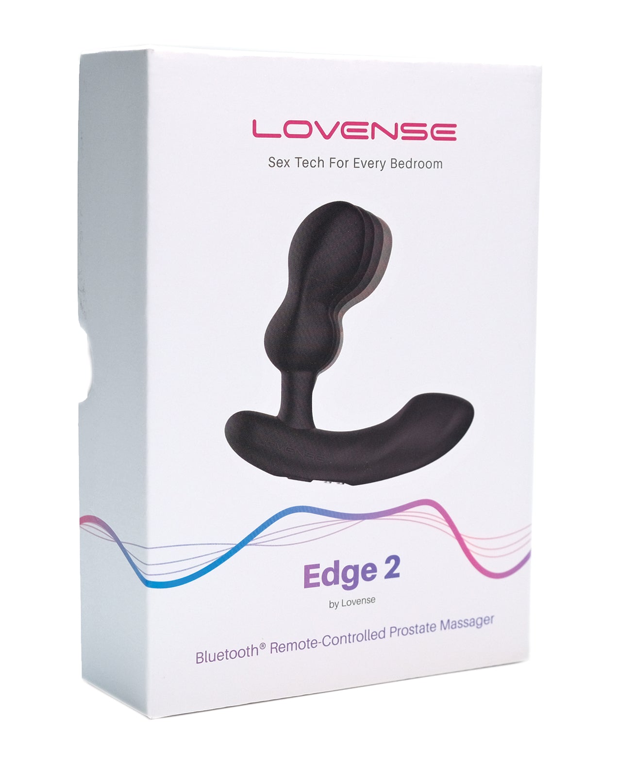 Lovense Edge 2 Flexible Prostate Massager - Black | Pleasura