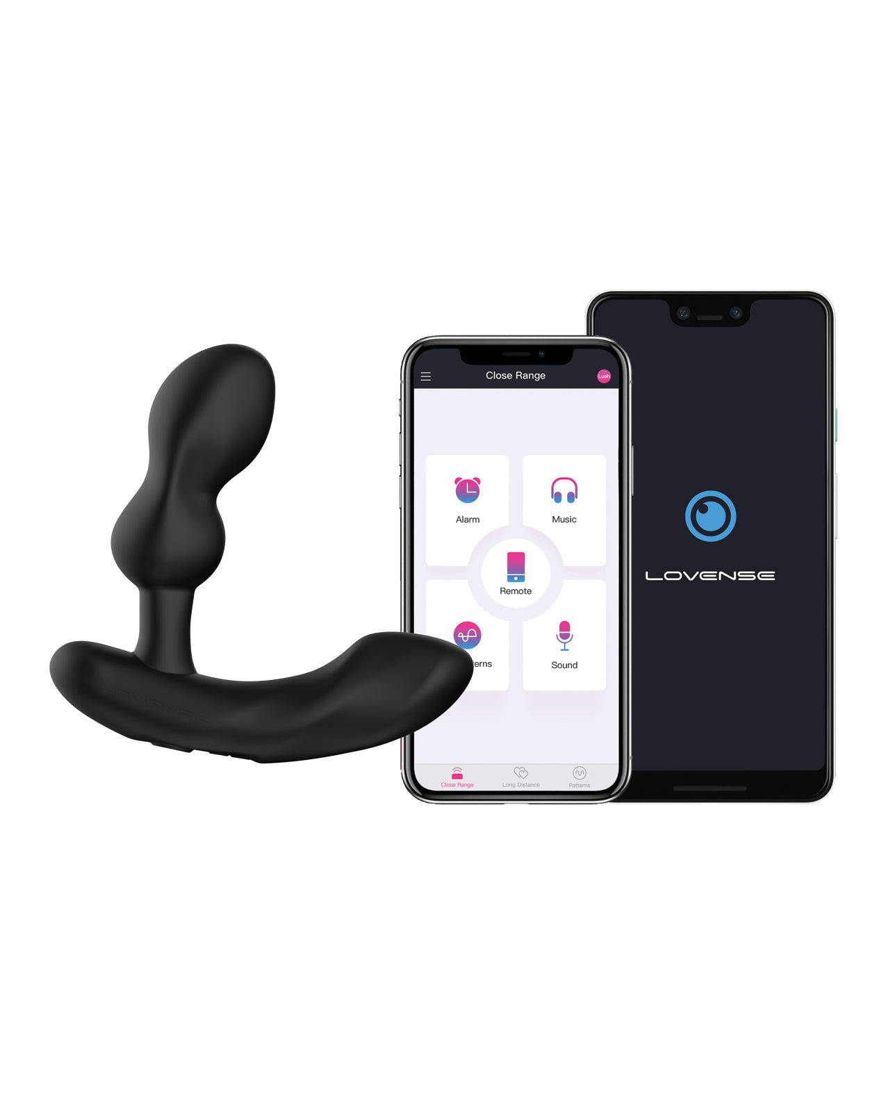 Lovense Edge 2 Flexible Prostate Massager - Black | Pleasura