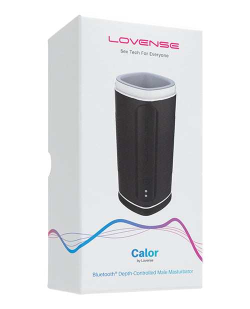 Lovense Calor Compact Heating Masturbator - Black | Pleasura