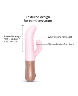 Love to Love Sassy Bunny Thrusting G-Spot Rabbit - Baby Pink | Pleasura