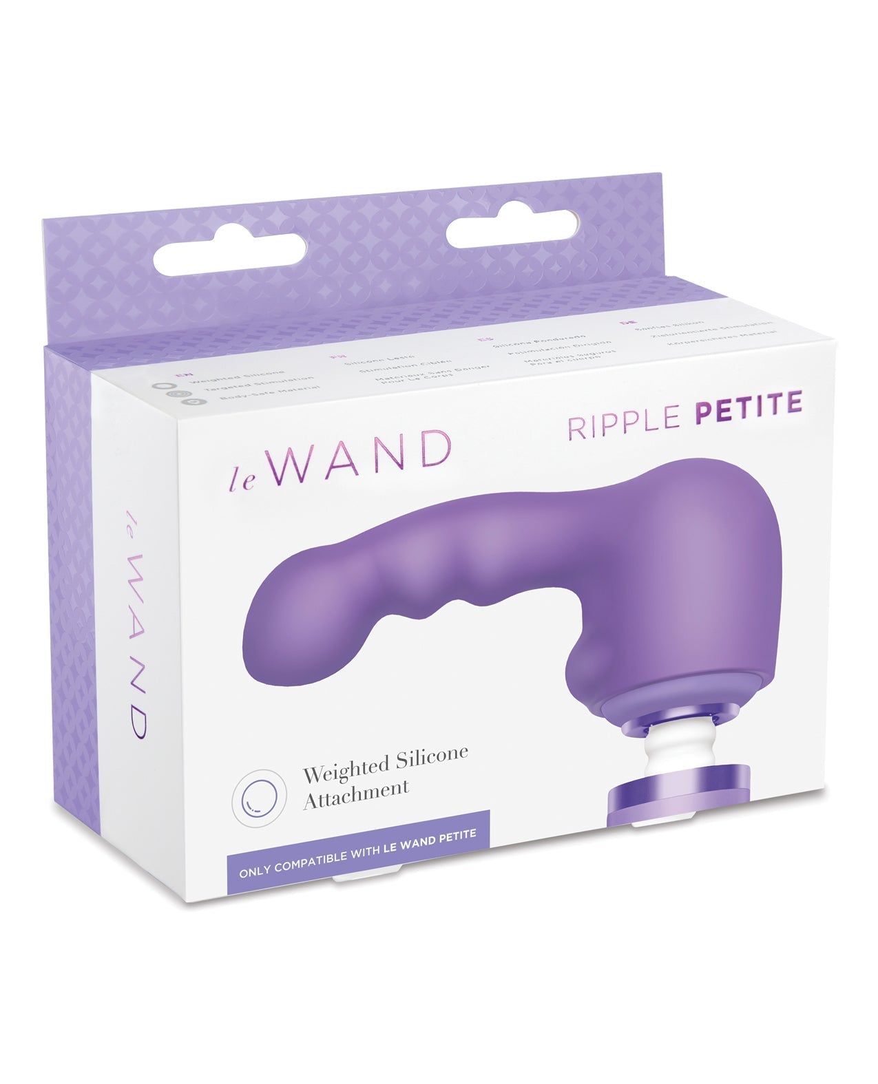 Le Wand Ripple Petite Weighted Silicone Attachment | Pleasura