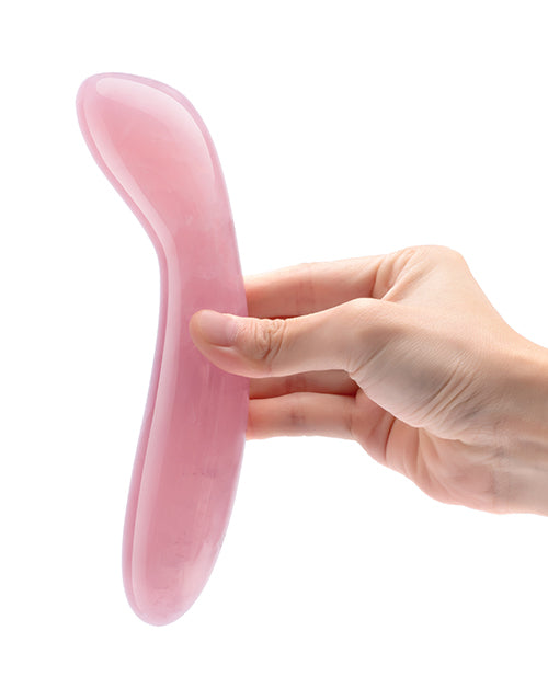 Le Wand Crystal G-Wand Stimulator - Rose Quartz | Pleasura