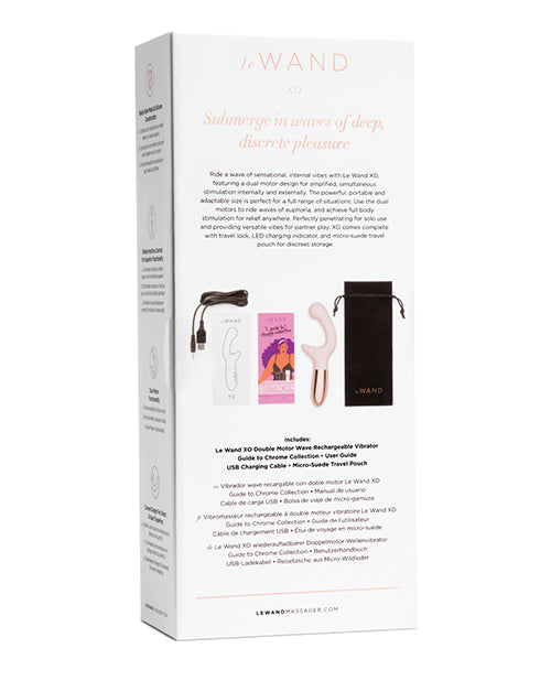 Le Wand XO Double Motor Wave Rechargeable Vibrator | Pleasura