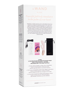 Le Wand BLEND Double Motor Rabbit Rechargeable Vibrator | Pleasura