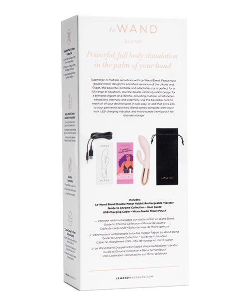 Le Wand BLEND Double Motor Rabbit Rechargeable Vibrator | Pleasura