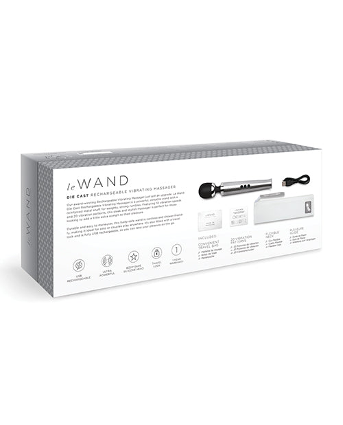 Le Wand Die Cast Rechargeable Massager | Pleasura