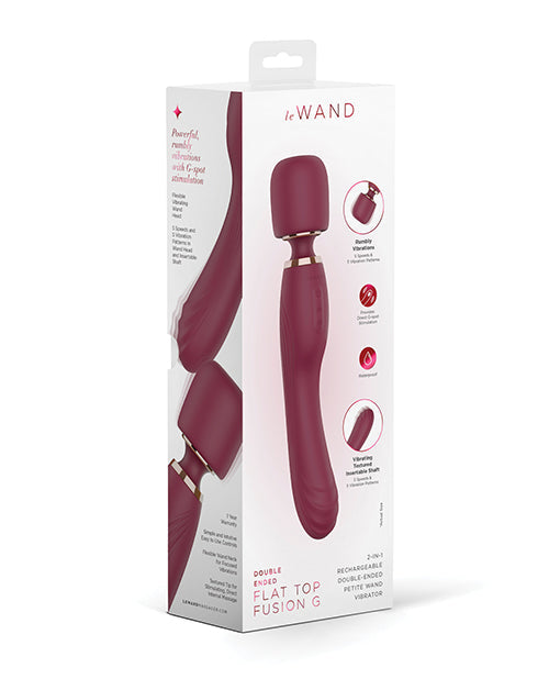 Le Wand Flat Top Fusion G | Pleasura